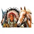 INDIÁN - tričko s indiánem a koněm