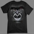 GORILA - obrovská gorilí hlava na tričku